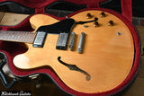 1982 Gibson ES-335 Tim Shaw Humbuckers Natural