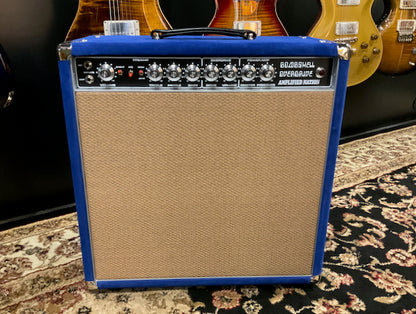 2022 Amplified Nation Bombshell Overdrive 50 Watt 1x12 Combo Royal Blue Suede