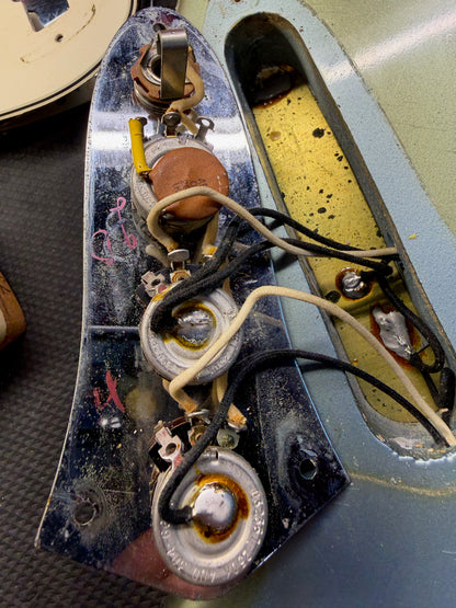 1966 Fender Jazz Bass Ice Blue Metallic & Matching Headstock