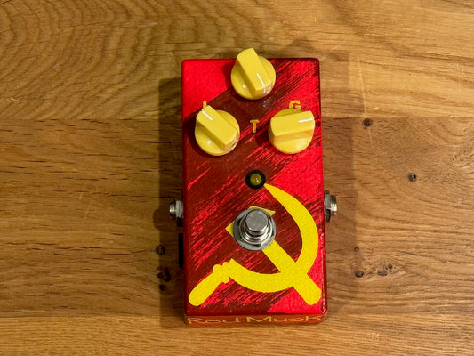 JAM Red Muck Fuzz Original Hammer & Sickle Hand Painted Version #67