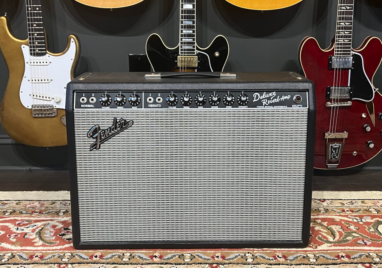 2022 Alessandro Fender Deluxe Reverb 1x12 Combo Black Tolex