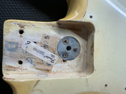 1980 Fender Jazz Bass Olympic White