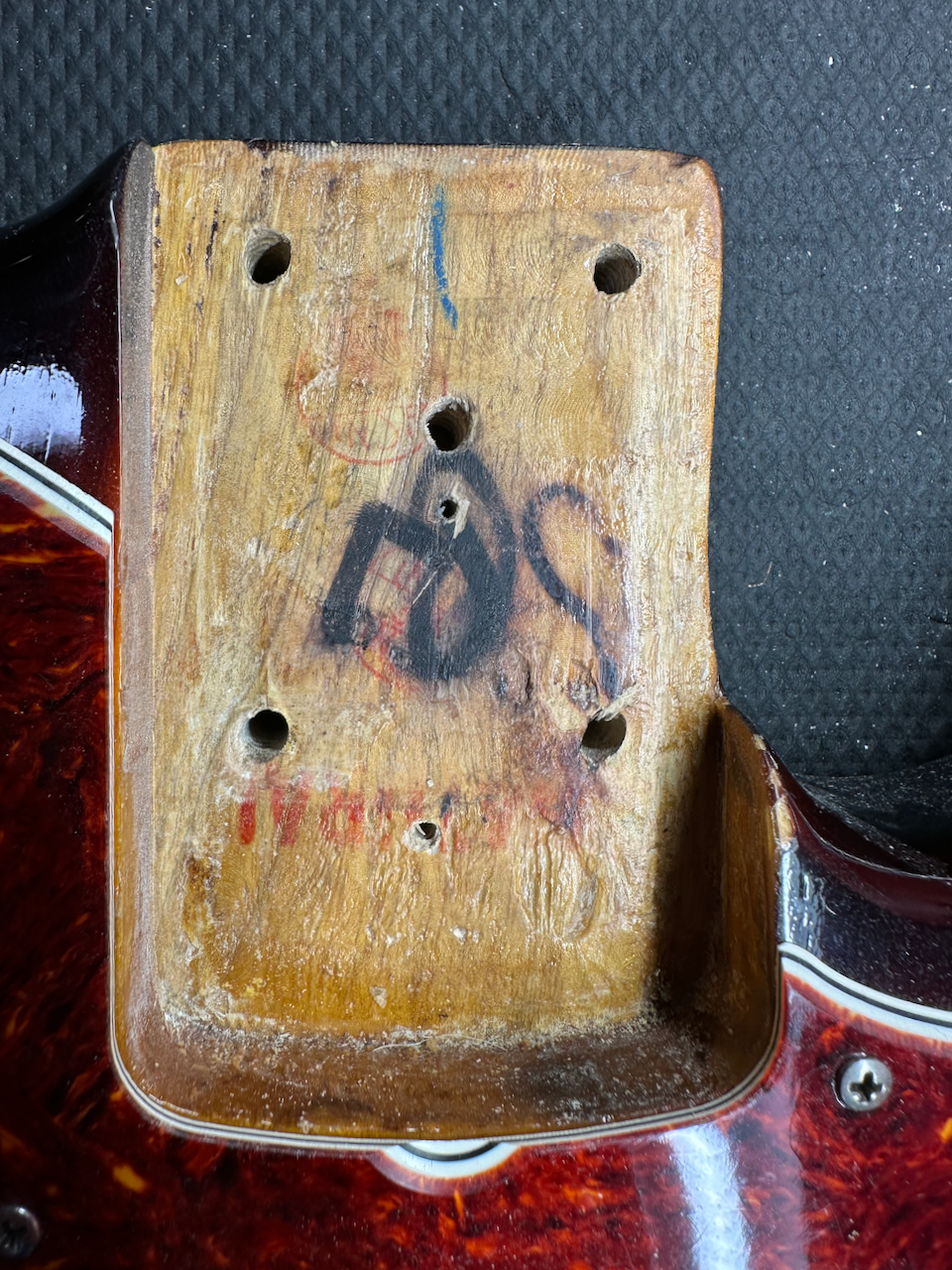 1973 Fender Jazz Bass Loaded Body - Refinished Sunburst