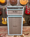Two Rock Traditional Clean 100/50 Head & 2x12 Cabinet Mint Suede with Large Check Grill