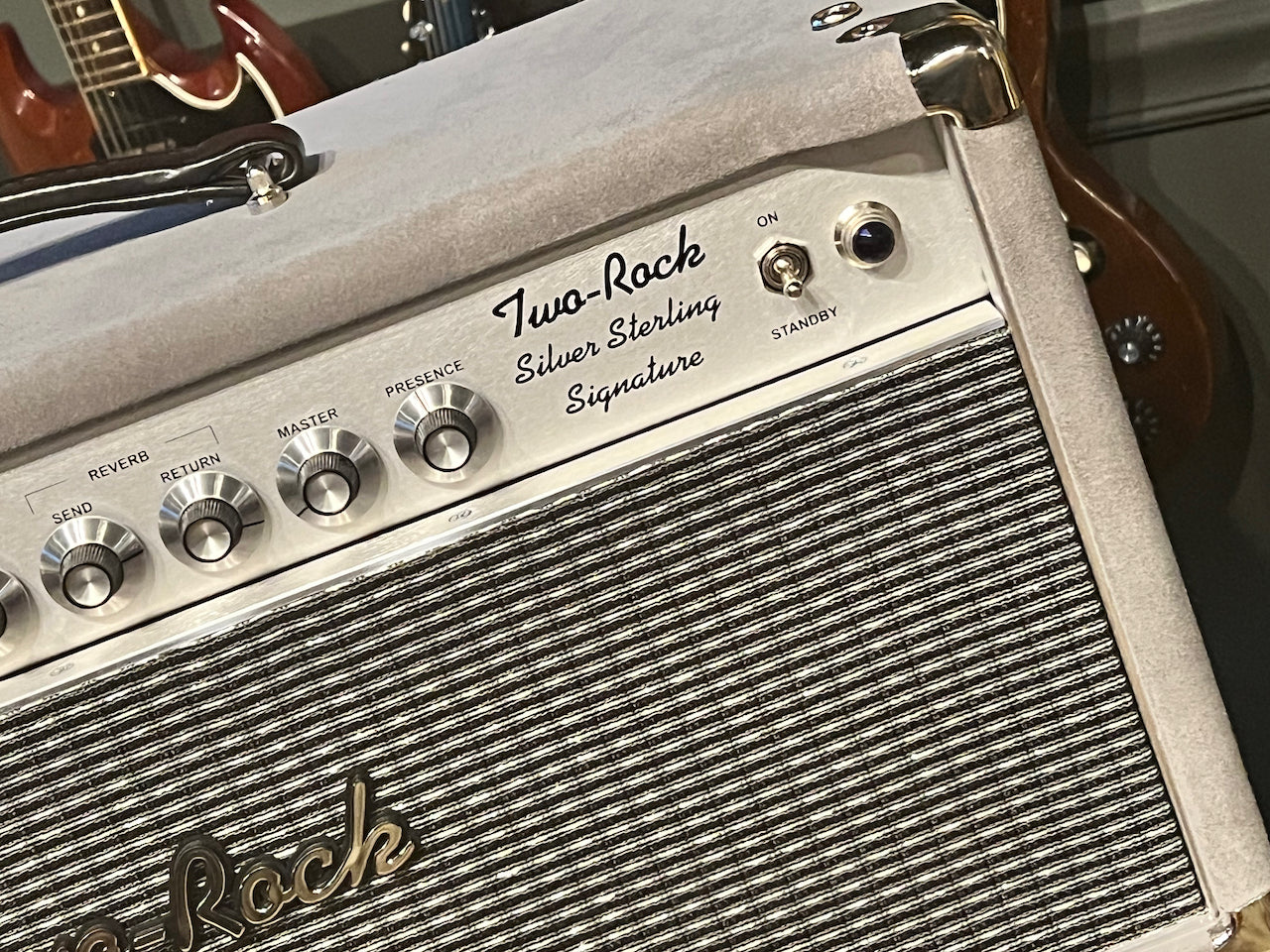 2020 Two Rock Silver Sterling Signature 150 Watt Head & 2x12 Cabinet Grey Suede