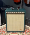 Magnatone Starlite 1x8 Combo & 1x12 Extension Cabinet Set Dark Green Tolex