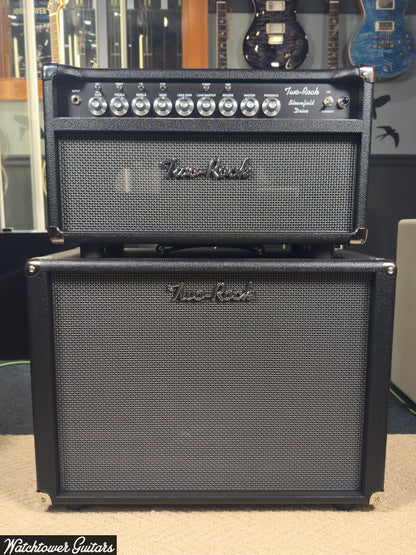 Two Rock Bloomfield Drive 40 Watt Head Black Bronco with Modern Silver Grill