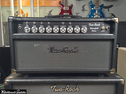 Two Rock Bloomfield Drive 40 Watt Head Black Bronco with Modern Silver Grill