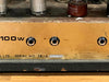 1969 Marshall Super Bass 100 Watt Head Metal Panel