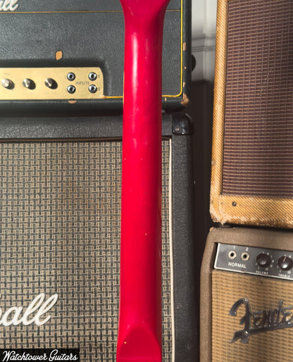 1968 Supro Clermont S667 Vintage Electric Hollowbody Guitar Red Valco