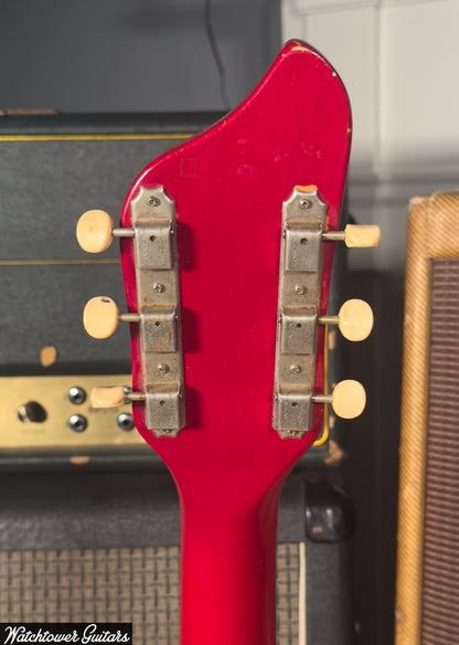 1968 Supro Clermont S667 Vintage Electric Hollowbody Guitar Red Valco