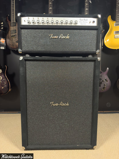 2024 Two Rock Silver Sterling Signature 100 Watt Head Black Suede and 2x12 Cabinet