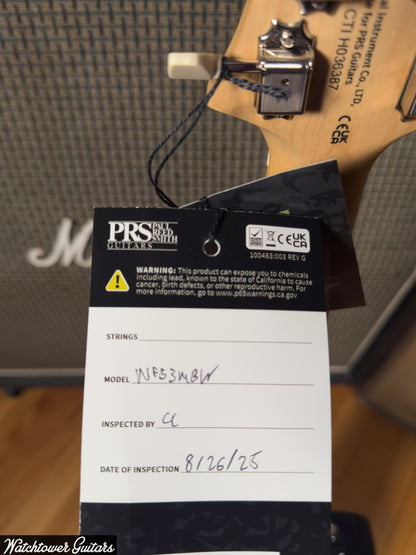 Paul Reed Smith PRS SE NF 53 Black Doghair