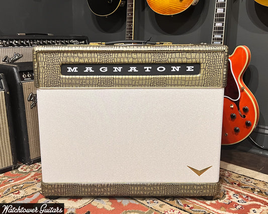 Magnatone Super Fifty-Nine M80 Gold Crocodile 1x12 Combo
