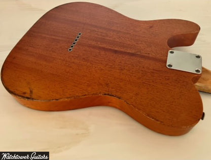 Danocaster Single Cut Thinline Aged Natural