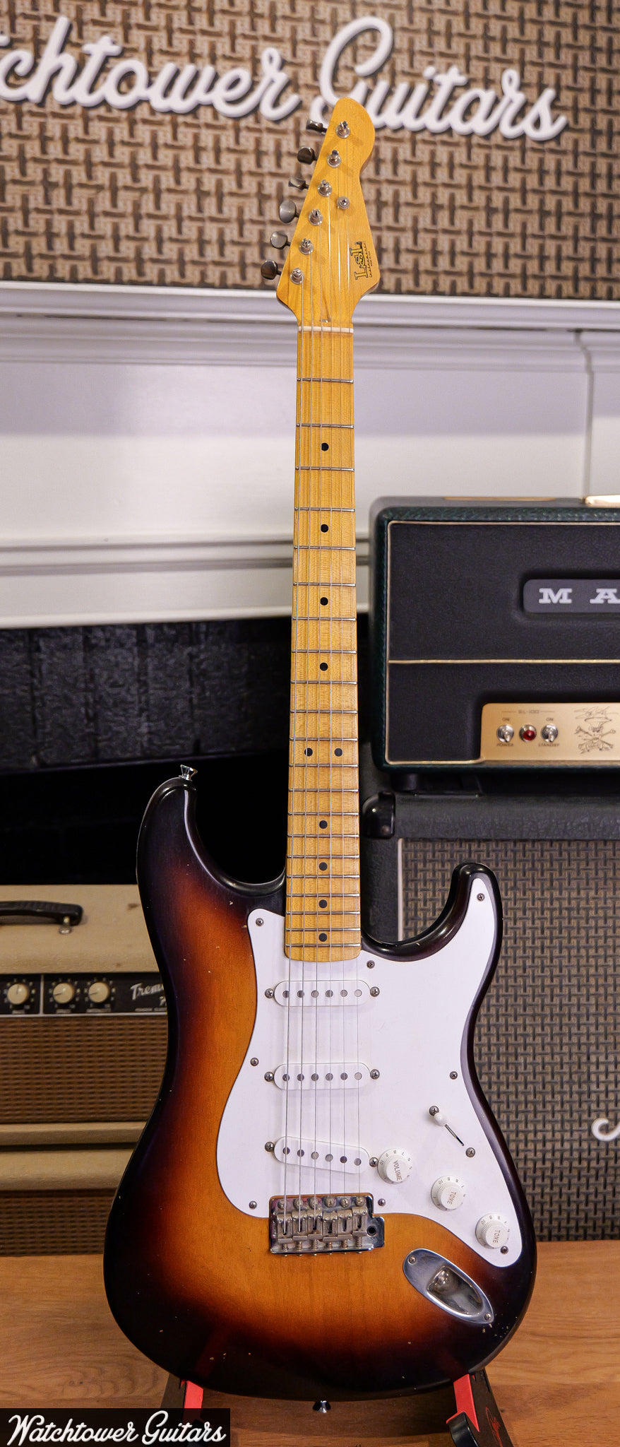 LSL Instruments Saticoy Chris Fleming Masterbuilt Two Tone Sunburst