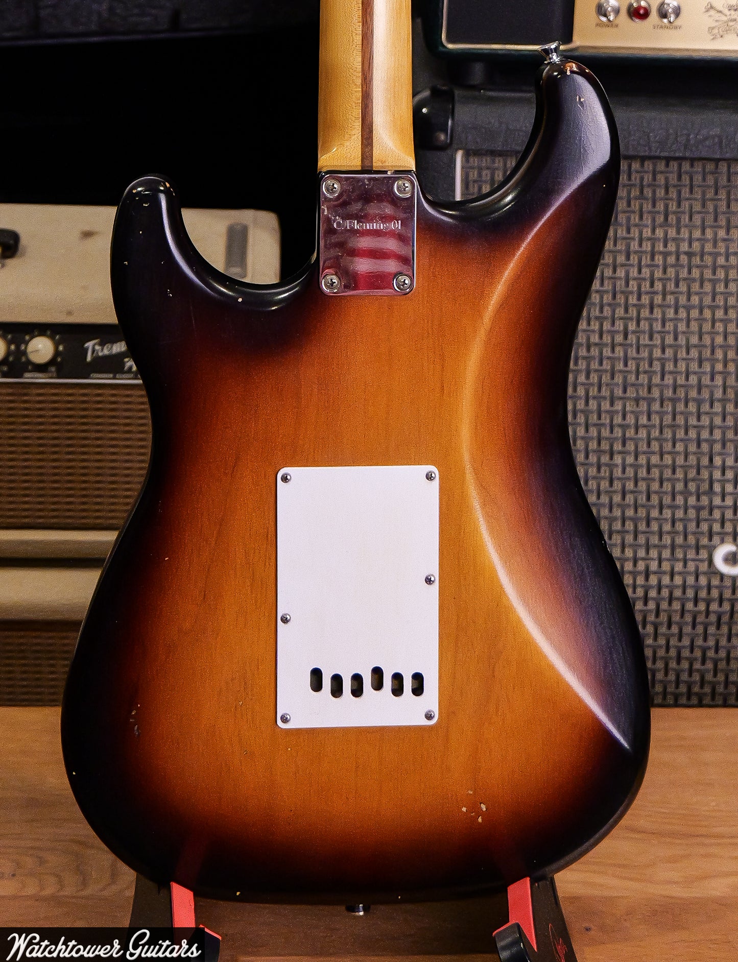 LSL Instruments Saticoy Chris Fleming Masterbuilt Two Tone Sunburst