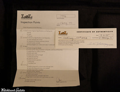 LSL Instruments Saticoy Chris Fleming Masterbuilt Two Tone Sunburst