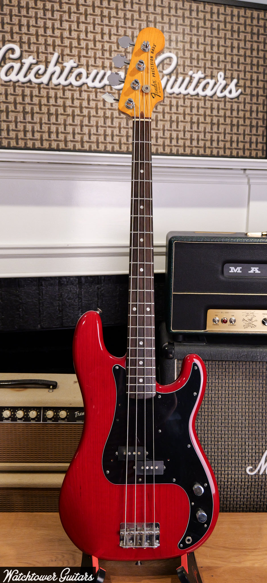 1978 Fender Precision Bass *Custom Color* Crimson Red