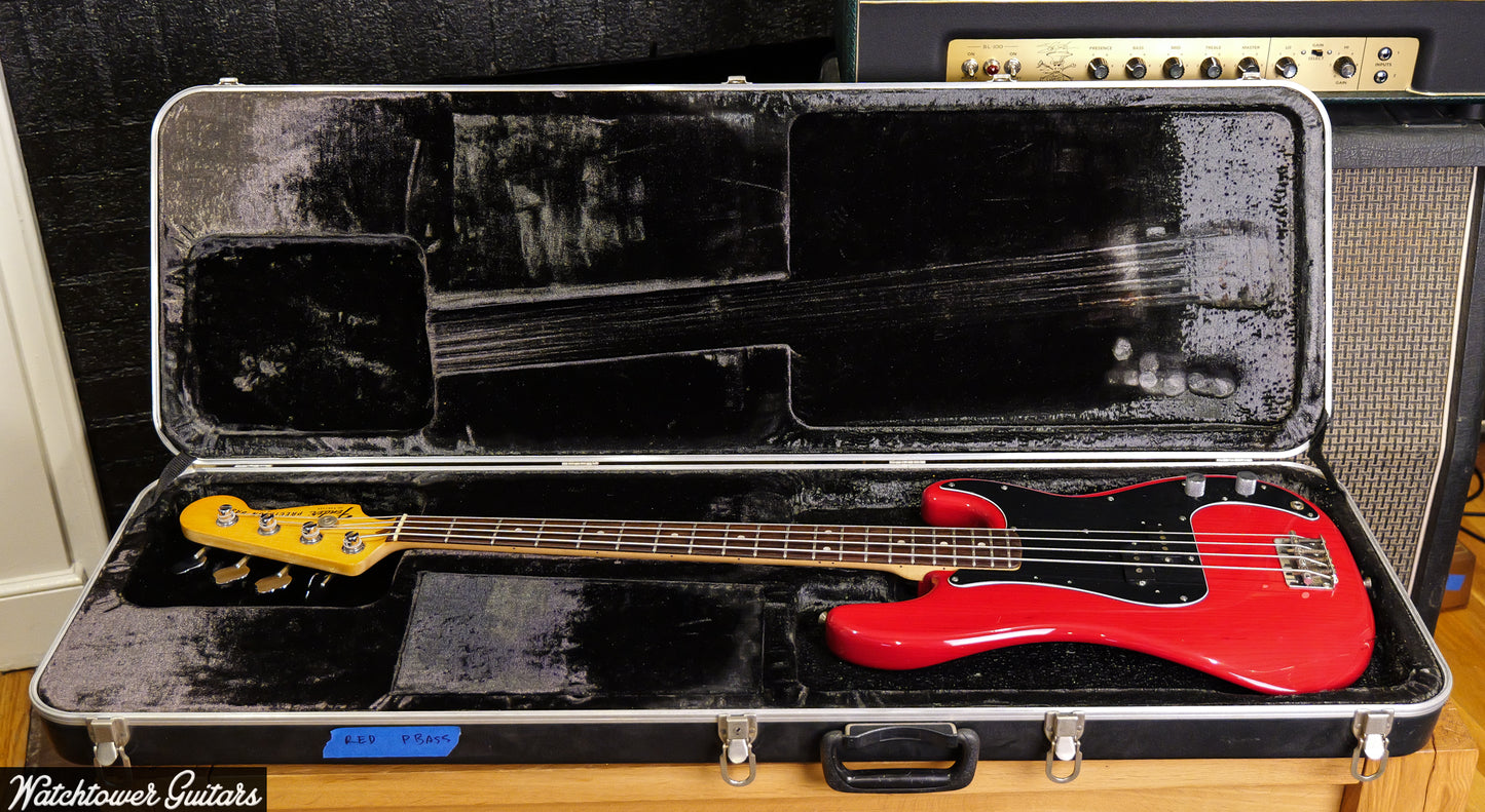 1978 Fender Precision Bass *Custom Color* Crimson Red