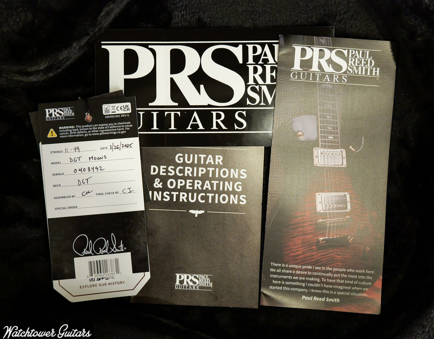 Paul Reed Smith PRS DGT Signature Goldtop Moon Inlays