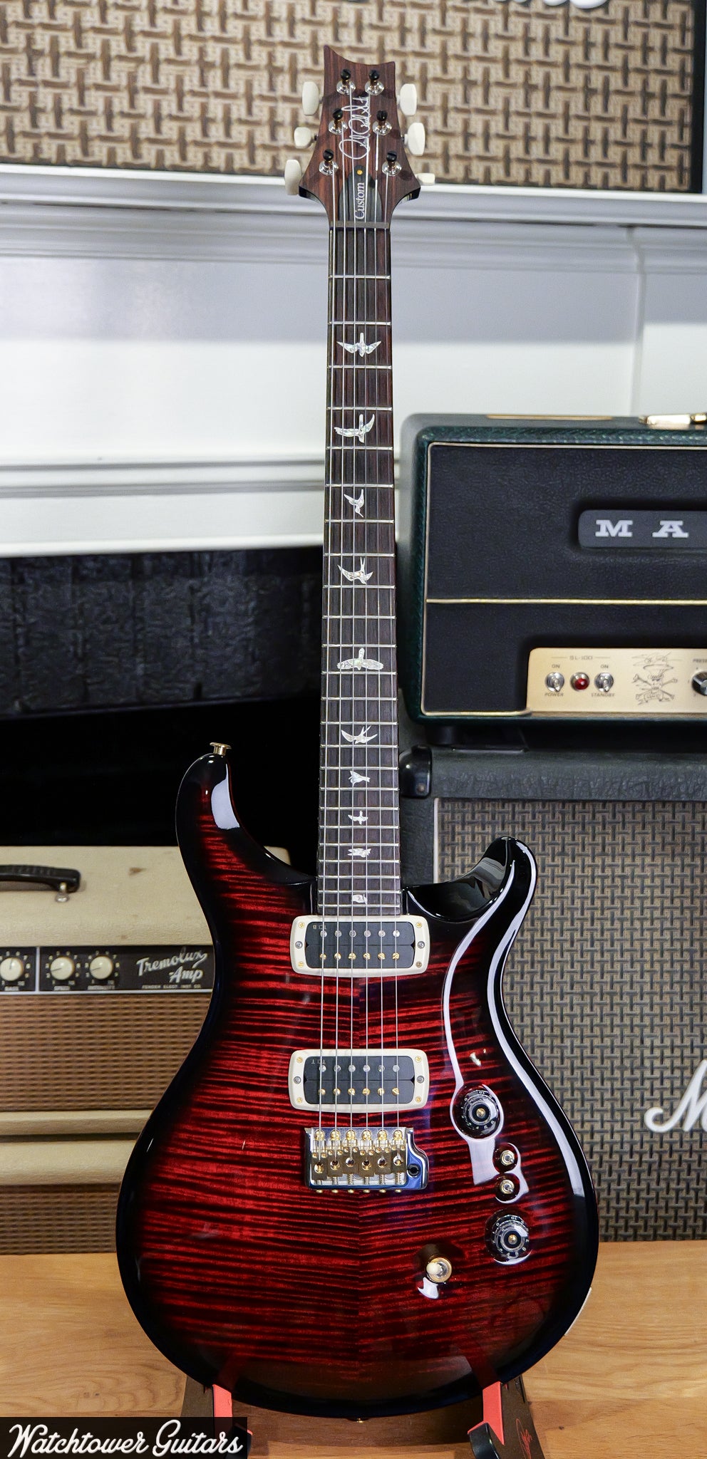 Paul Reed Smith PRS 24-08 10 Top Fire Smokeburst