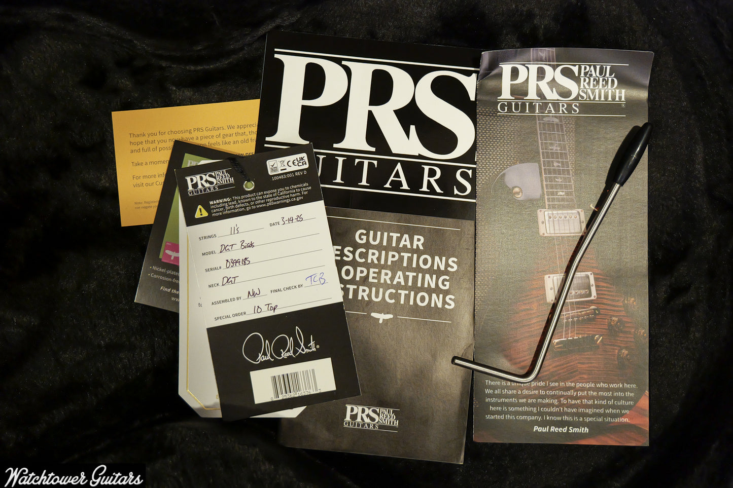 Paul Reed Smith PRS DGT Birds 10 Top Dark Cherry Sunburst