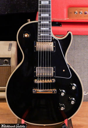 2023 Gibson 1968 Les Paul Custom Murphy Lab Ultra Light Aging Ebony