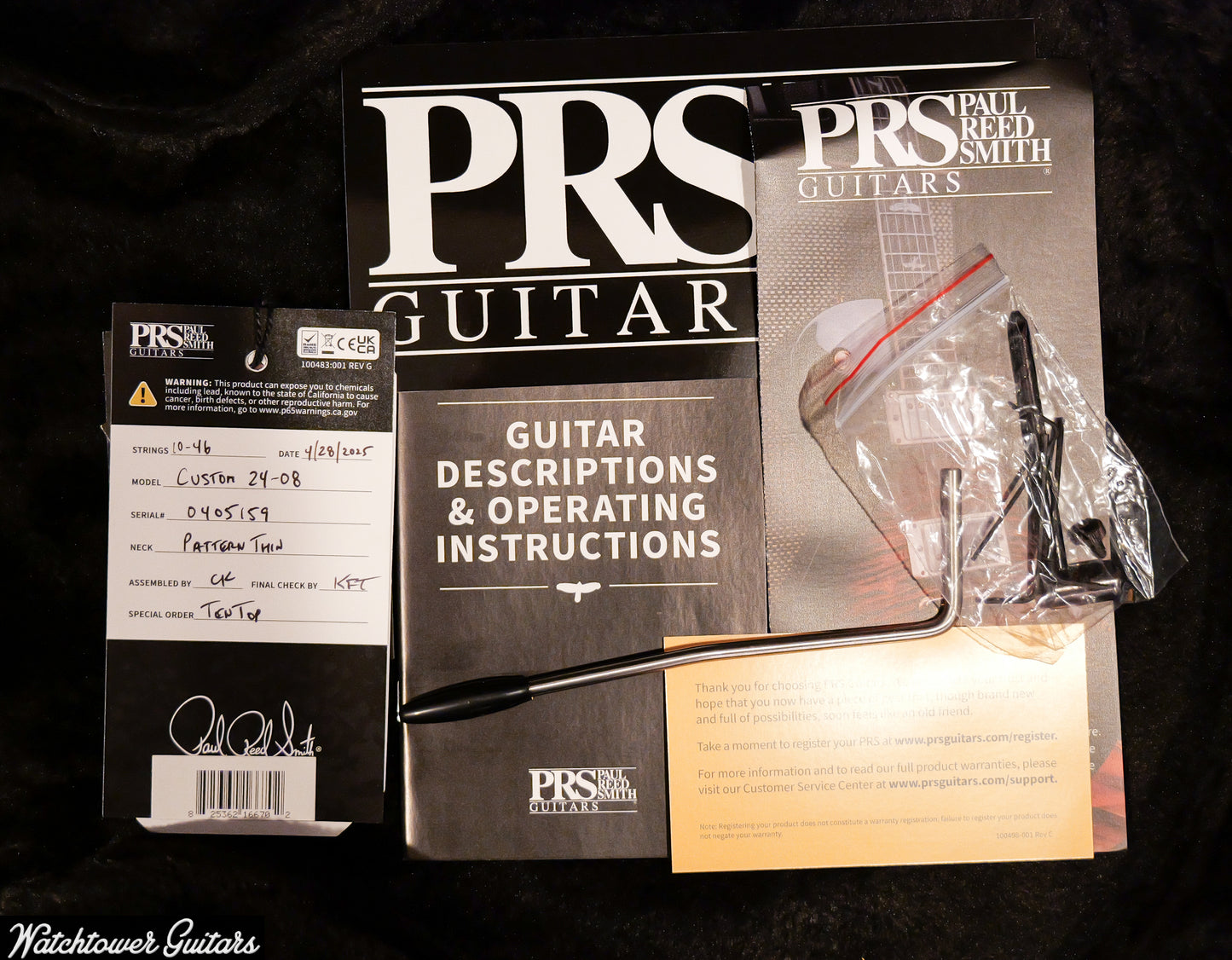 Paul Reed Smith PRS Custom 24-08 10 Top - Purple Mist