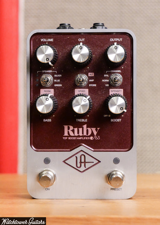 Universal Audio GPM-RUBY UAFX Ruby '63 Top Boost Amp Pedal