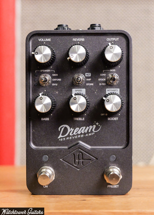 Universal AudioAudio Dream ’65 Reverb | Modeling Amplifier Pedal.