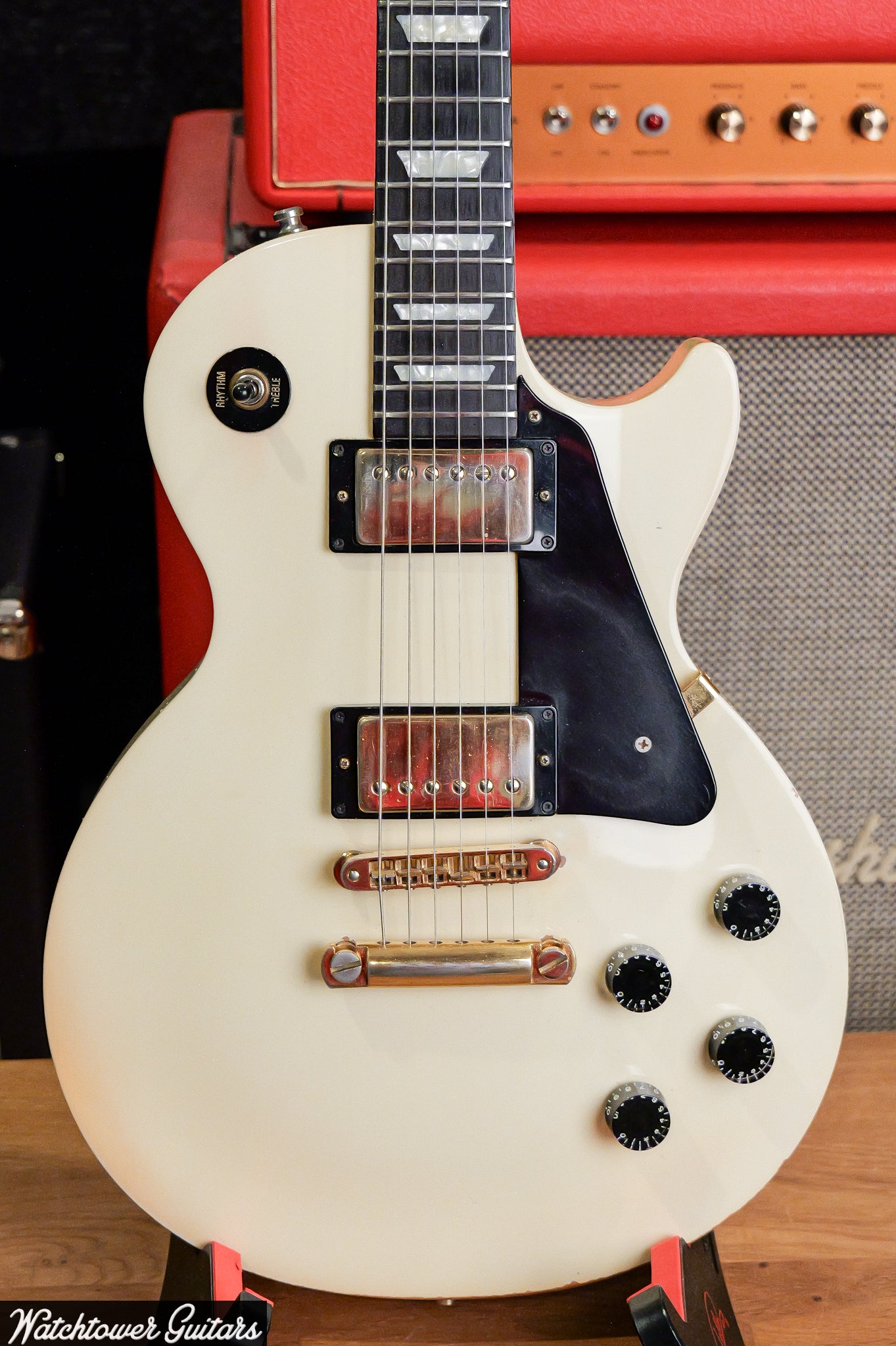 1995 Gibson Les Paul Studio Alpine White – Watchtower Guitars
