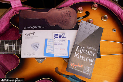 2004 Epiphone "1965" John Lennon Casino Vintage Sunburst