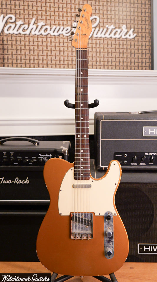 2017 Danocaster Style T Custom Copper Voodoo Pickups