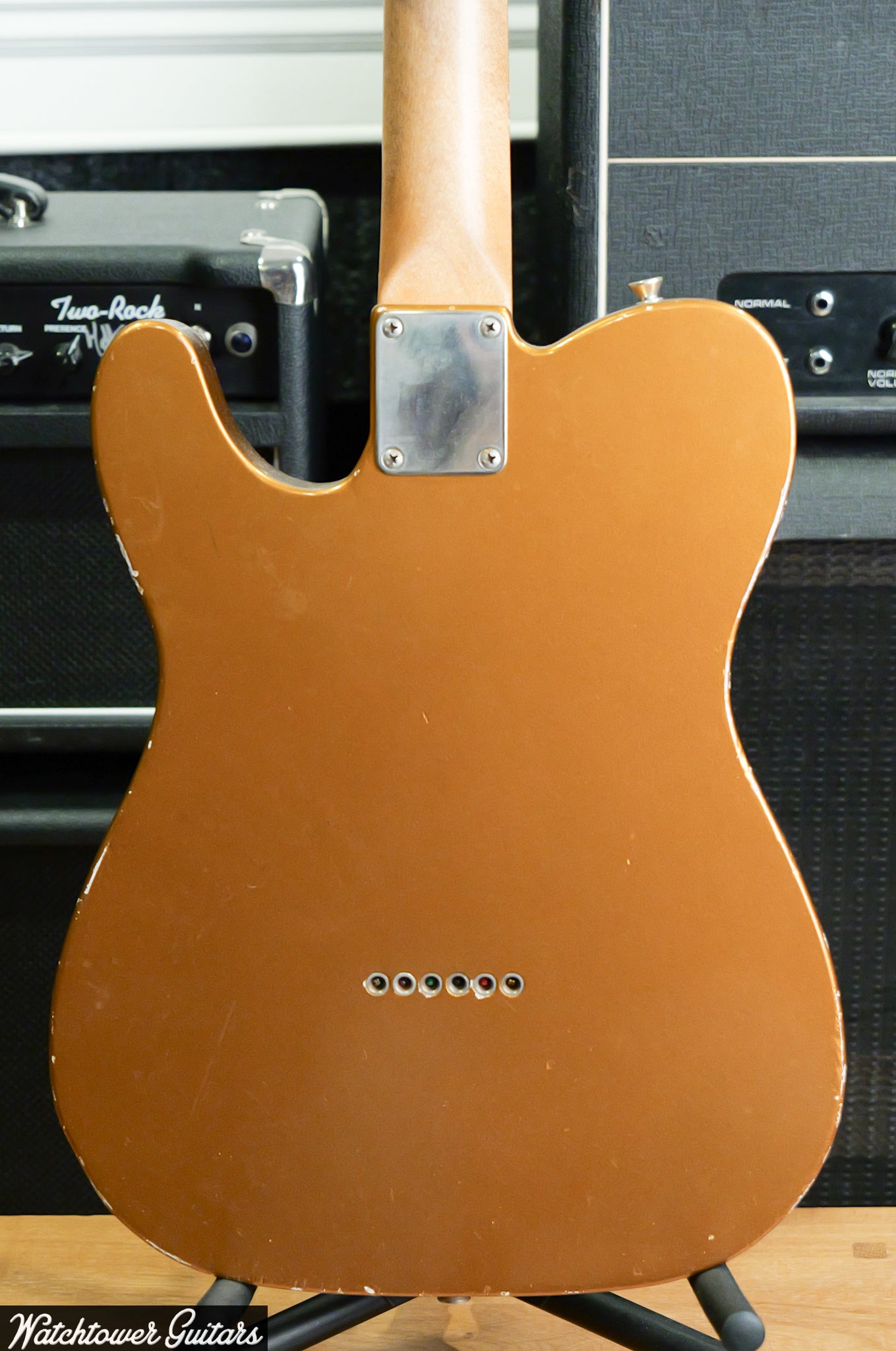 2017 Danocaster Style T Custom Copper Voodoo Pickups