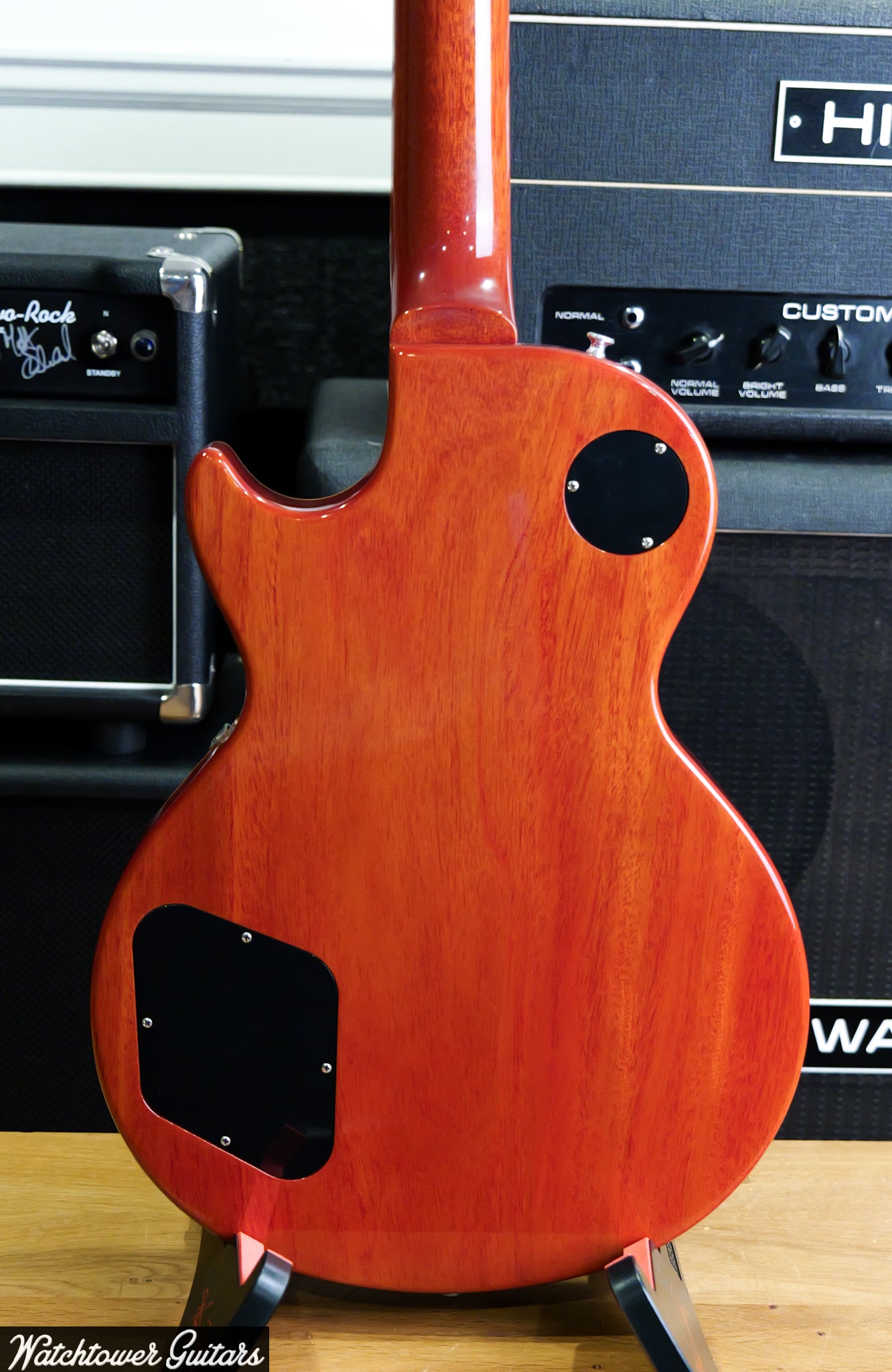 2008 Gibson Custom Shop Hot Rod 58 Les Paul Translucent Cherry Red with Ghost Flames