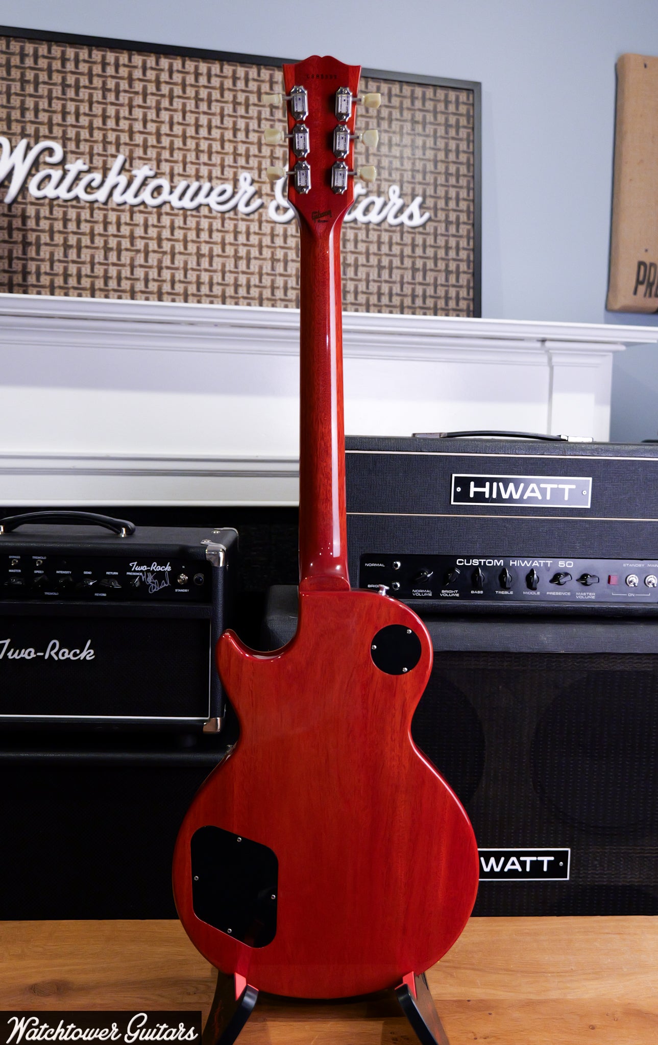 2008 Gibson Custom Shop Hot Rod 58 Les Paul Translucent Cherry Red with Ghost Flames