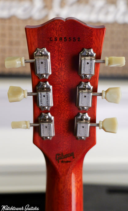 2008 Gibson Custom Shop Hot Rod 58 Les Paul Translucent Cherry Red with Ghost Flames