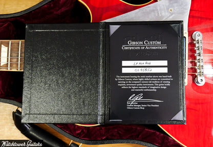 2008 Gibson Custom Shop Hot Rod 58 Les Paul Translucent Cherry Red with Ghost Flames