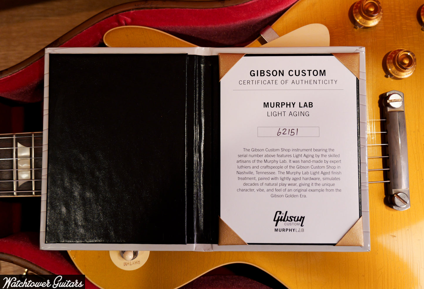 2022 Gibson M2M 1956 Standard Chambered R6 Murphy Lab Light Aged Goldtop