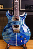 Paul Reed Smith PRS Santana Retro 10 Top Sprayer's Choice River Blue With Pearl White Back