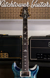 Paul Reed Smith PRS Santana Retro 10 Top Sprayer's Choice River Blue With Pearl White Back