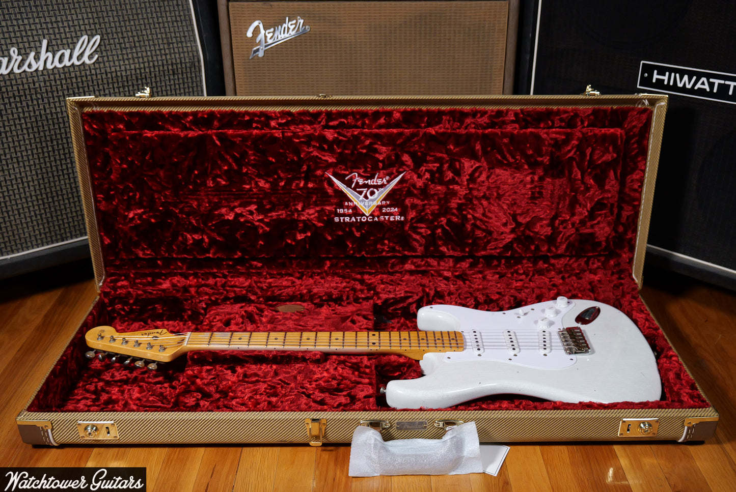 2023 Fender Custom Shop  70th Ann. '54 Stratocaster Journeyman Relic Olympic White