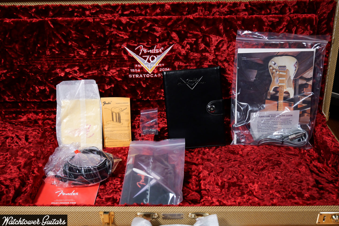 2023 Fender Custom Shop  70th Ann. '54 Stratocaster Journeyman Relic Olympic White