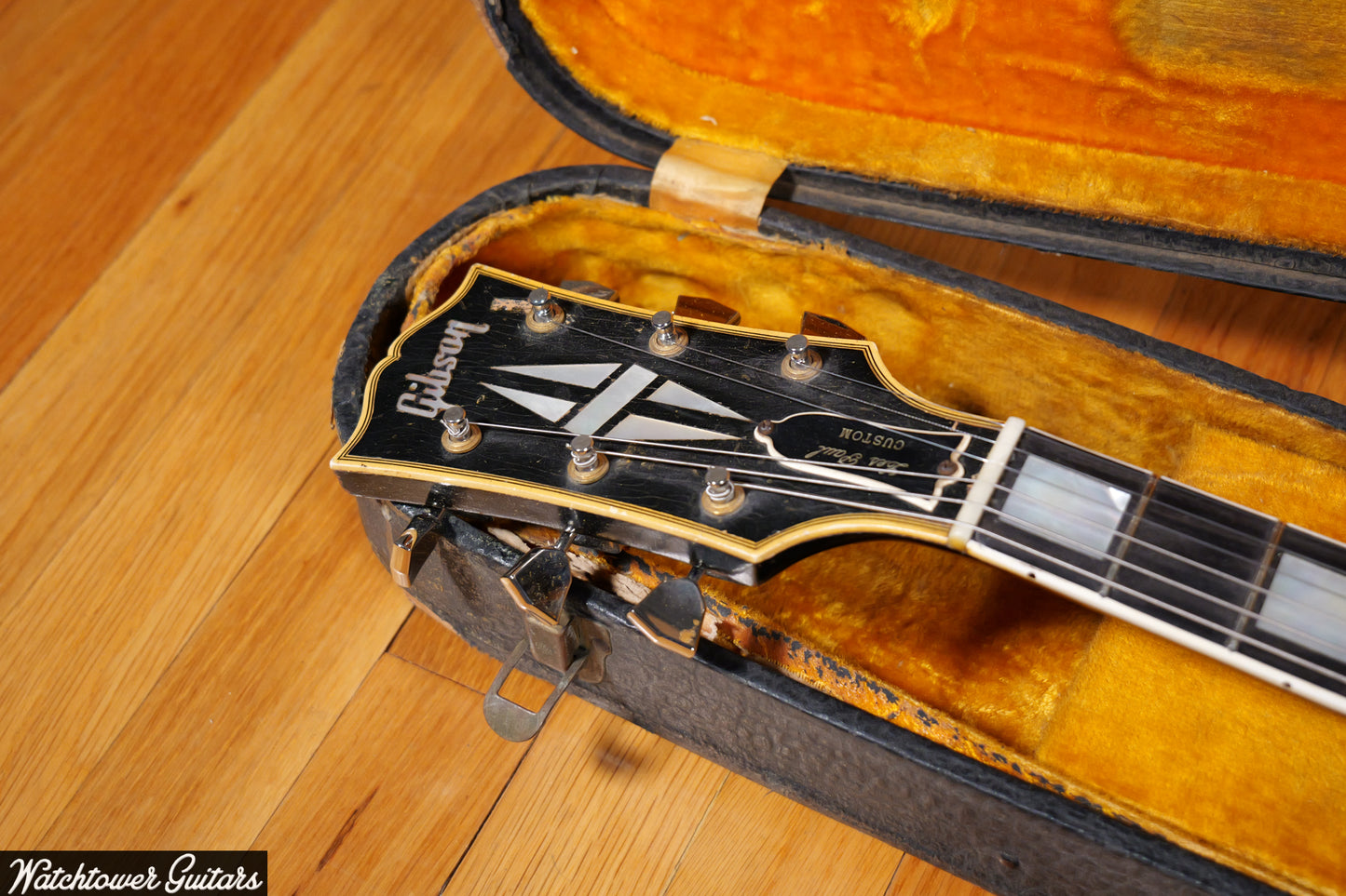 1956 Les Paul Custom Ebony Factory Dogbone & Bigsby