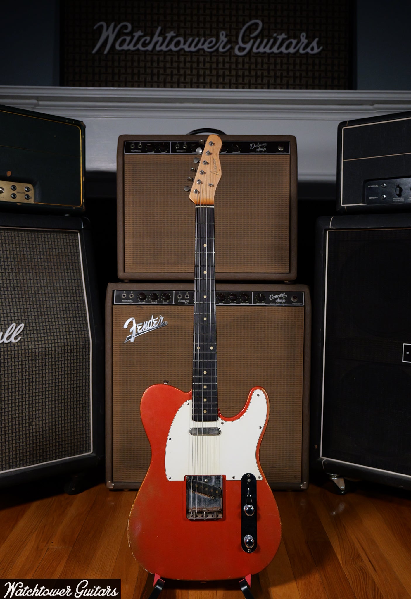 2025 Danocaster Single Cut Candy Apple Red