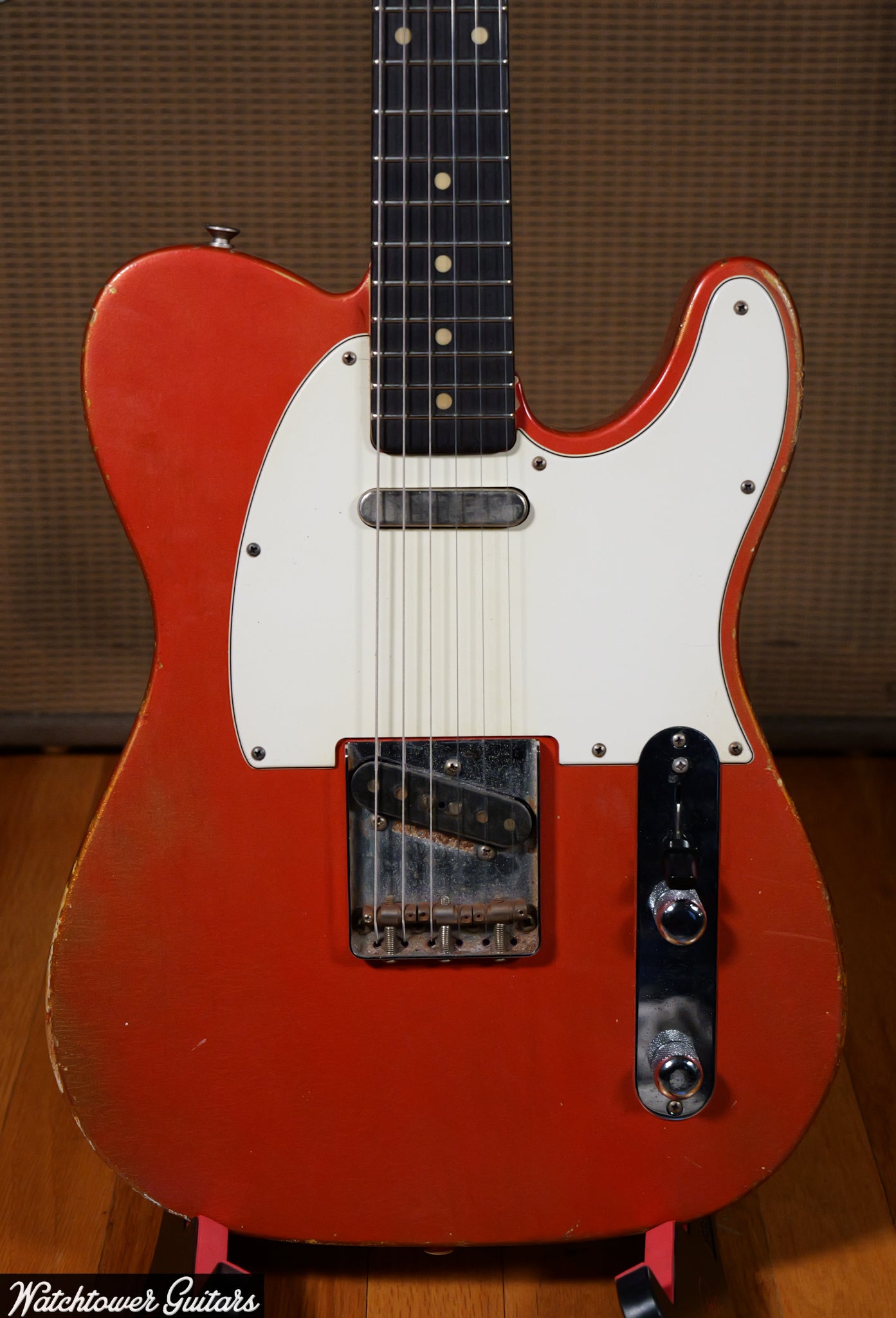 2025 Danocaster Single Cut Candy Apple Red