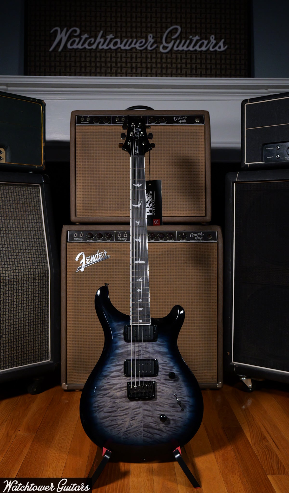 Paul Reed Smith PRS SE Mark Holcomb Signature Holcomb Blue Burst