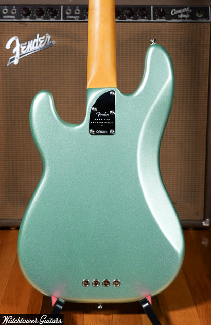 2024 Fender P Bass American Professional II Mystic Surf Green