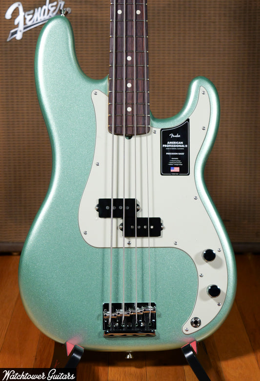 2024 Fender P Bass American Professional II Mystic Surf Green
